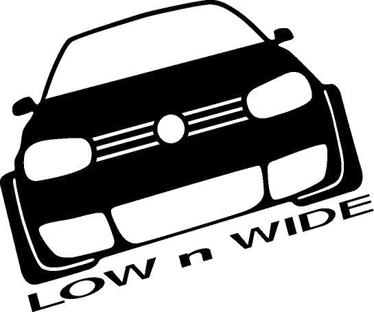 Volkswagen Sticker - LownWide