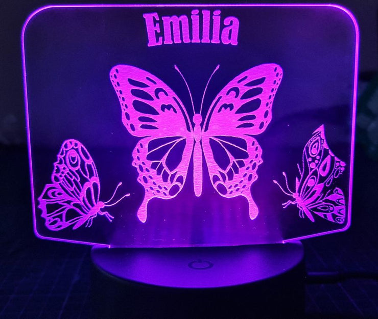 Customised Butterfly LED Night Light