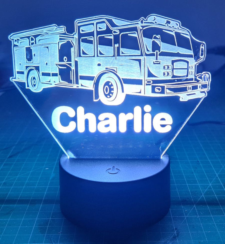 Customised Fire Engine LED Night Light