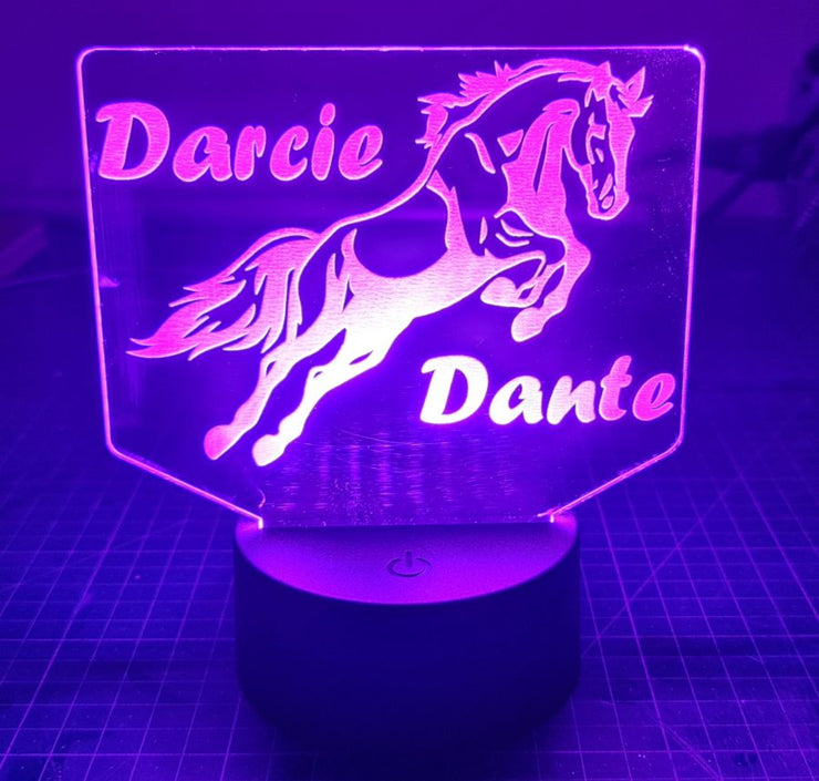 Customised Horse LED Night Light