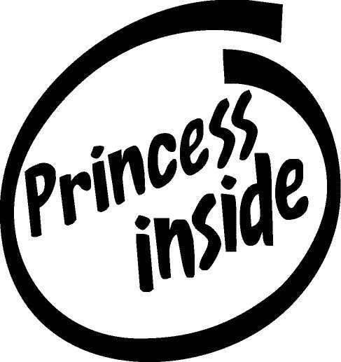 Volkswagen Sticker - Princess inside