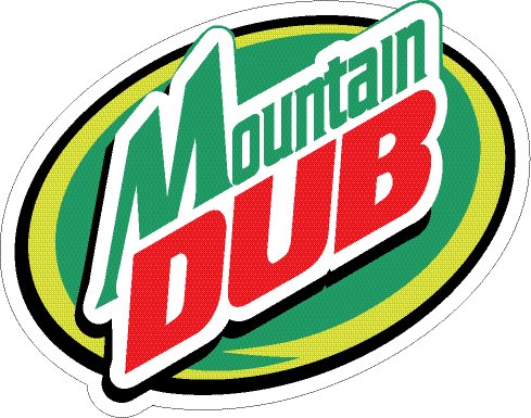 Volkswagen Sticker - Mountain Dub
